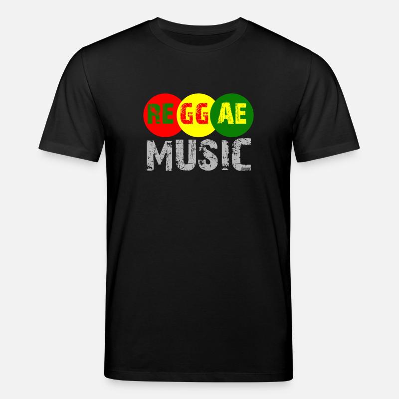 Reggae Musik Farbkreis Logo - Stanley/Stella Unisex Bio-T-Shirt CREATOR  - Schwarz