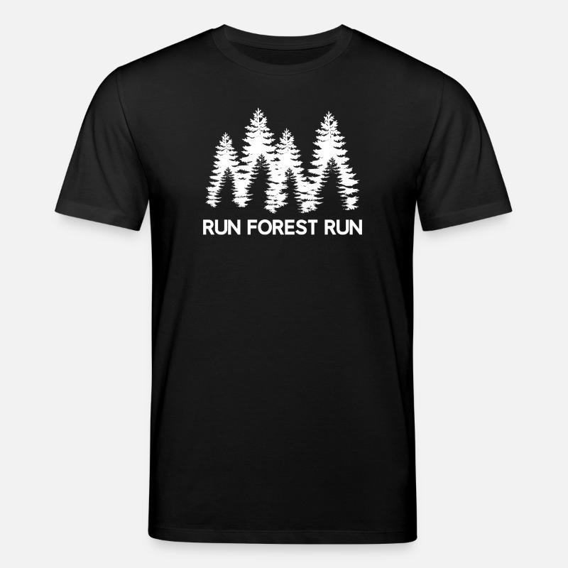 Run Forest Run - Stanley/Stella CREATOR Unisex Organic T-Shirt - black