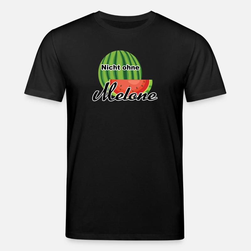 Melone Wassermelone Somme - Stanley/Stella Unisex Bio-T-Shirt CREATOR  - Schwarz