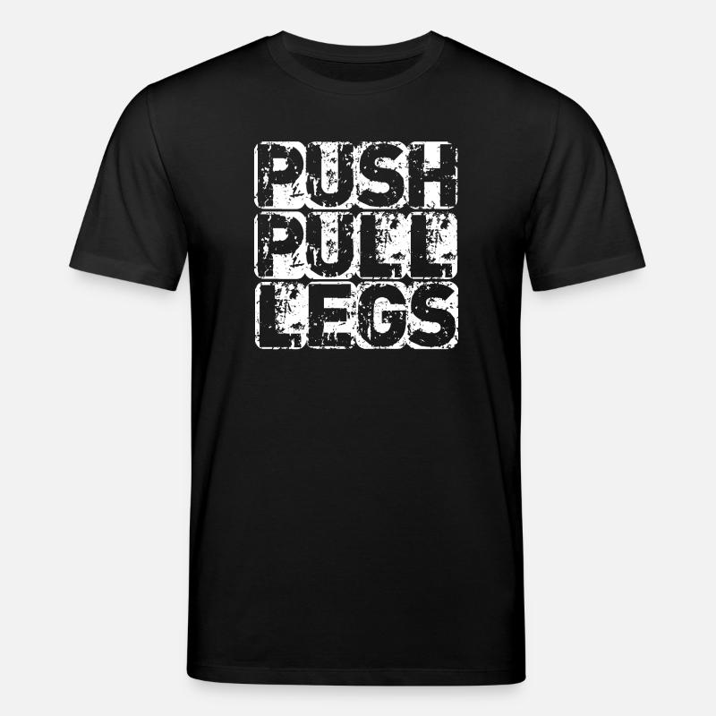PUSH PULL LEGS - T-shirt bio CREATOR Stanley/Stella Unisexe - noir