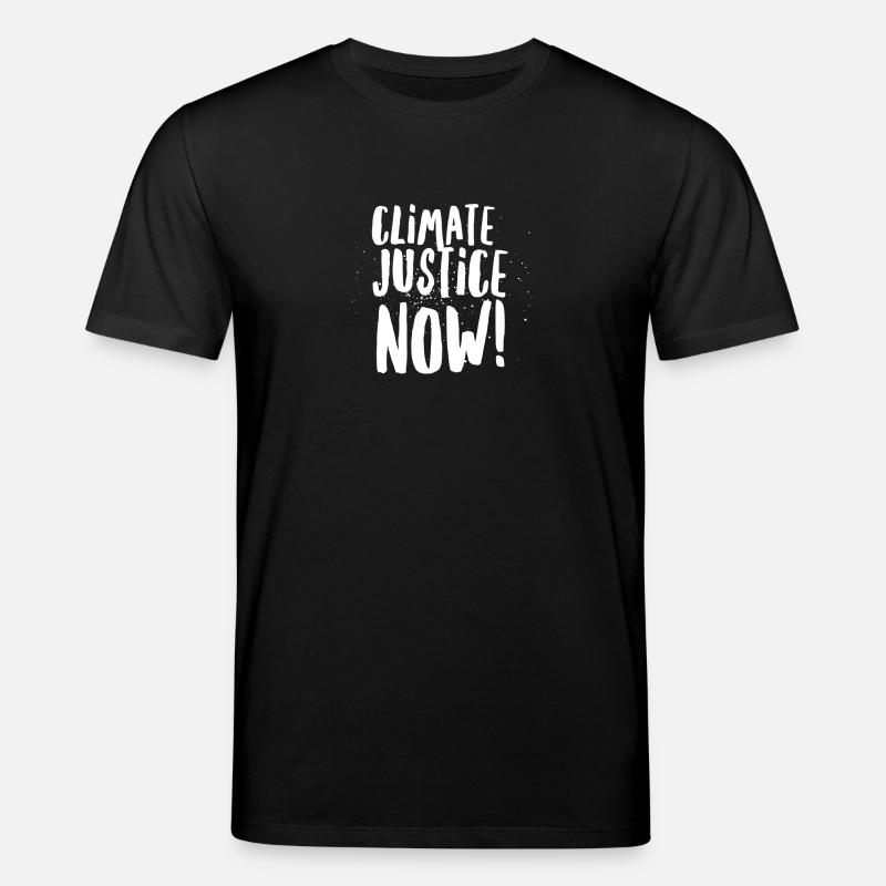 Climate Justice NOW! - Stanley/Stella Unisex Bio-T-Shirt CREATOR  - Schwarz