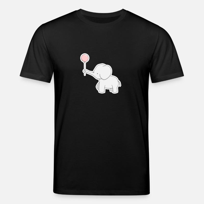 Elefant - Stanley/Stella Unisex Bio-T-Shirt CREATOR  - Schwarz