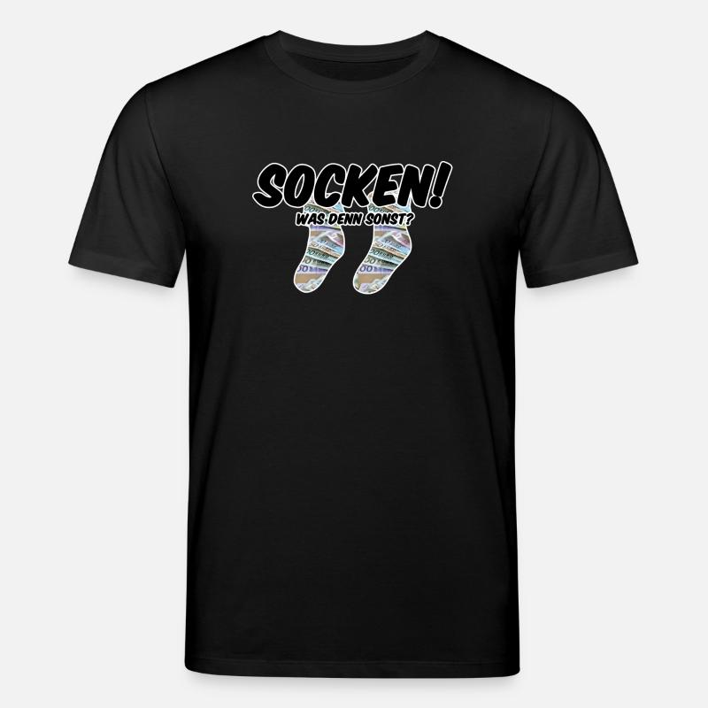 Socken! Was denn sonst? - Stanley/Stella Unisex Bio-T-Shirt CREATOR - Schwarz