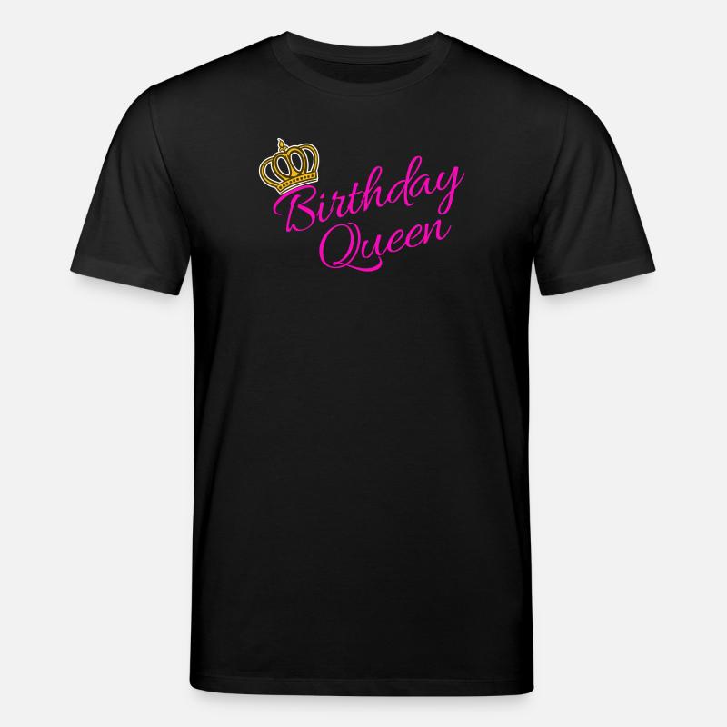 Birthday Queen Partnerlook Statement Cool - T-shirt bio CREATOR Stanley/Stella Unisexe - noir