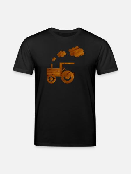 tractor - Stanley/Stella CREATOR Unisex Organic T-Shirt - black