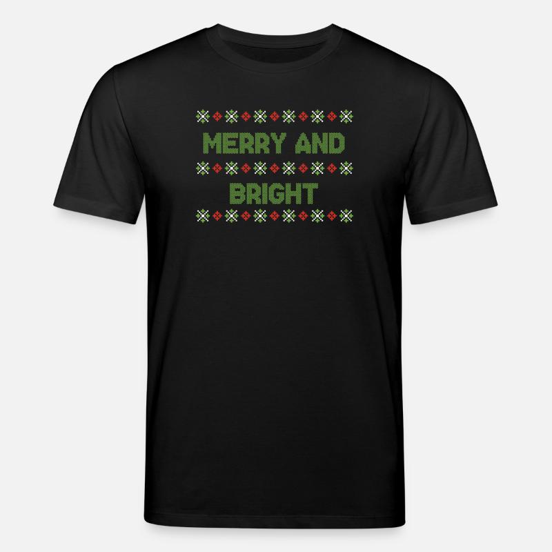Ugly Christmas Weihnachtspullover - Stanley/Stella Unisex Bio-T-Shirt CREATOR  - Schwarz