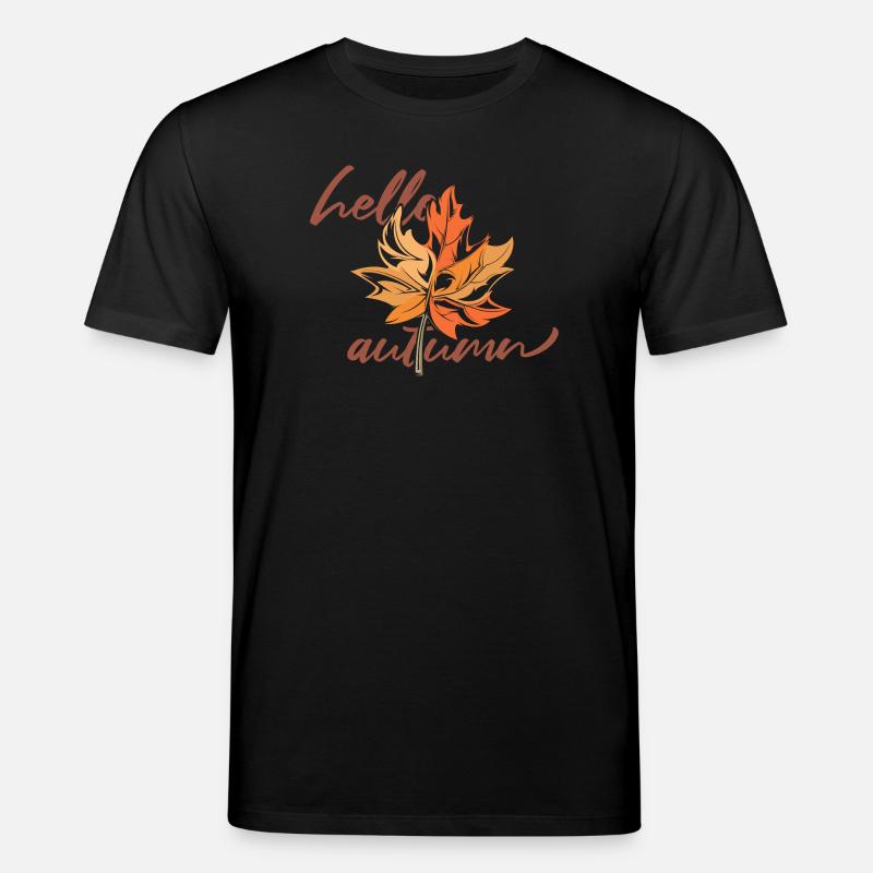 Maple leaf Mapleleaf Automne Automne - T-shirt bio CREATOR Stanley/Stella Unisexe - noir
