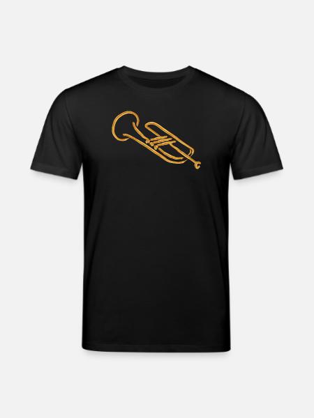 trompette - T-shirt bio CREATOR Stanley/Stella Unisexe - noir