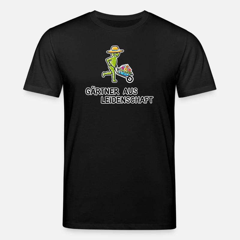 Gärtner aus Leidenschaft - Stanley/Stella Unisex Bio-T-Shirt CREATOR  - Schwarz