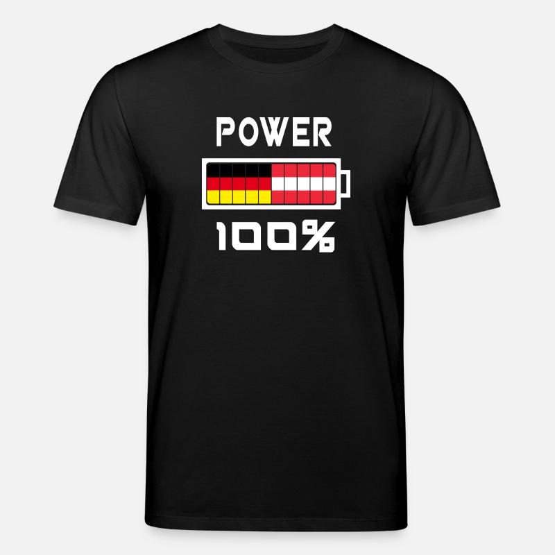 Germany and Austria Power 100% - Stanley/Stella CREATOR Unisex Organic T-Shirt - black