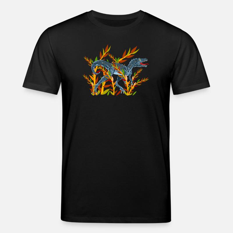 dinosaurier - Stanley/Stella Unisex Bio-T-Shirt CREATOR  - Schwarz