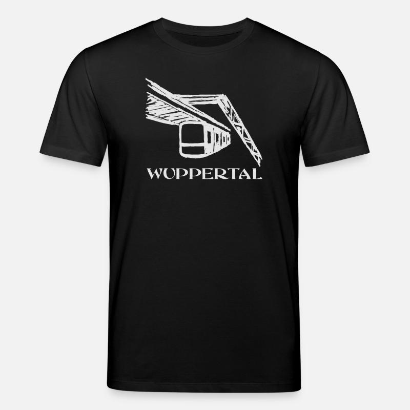 Schwebebahn - Stanley/Stella Unisex Bio-T-Shirt CREATOR  - Schwarz