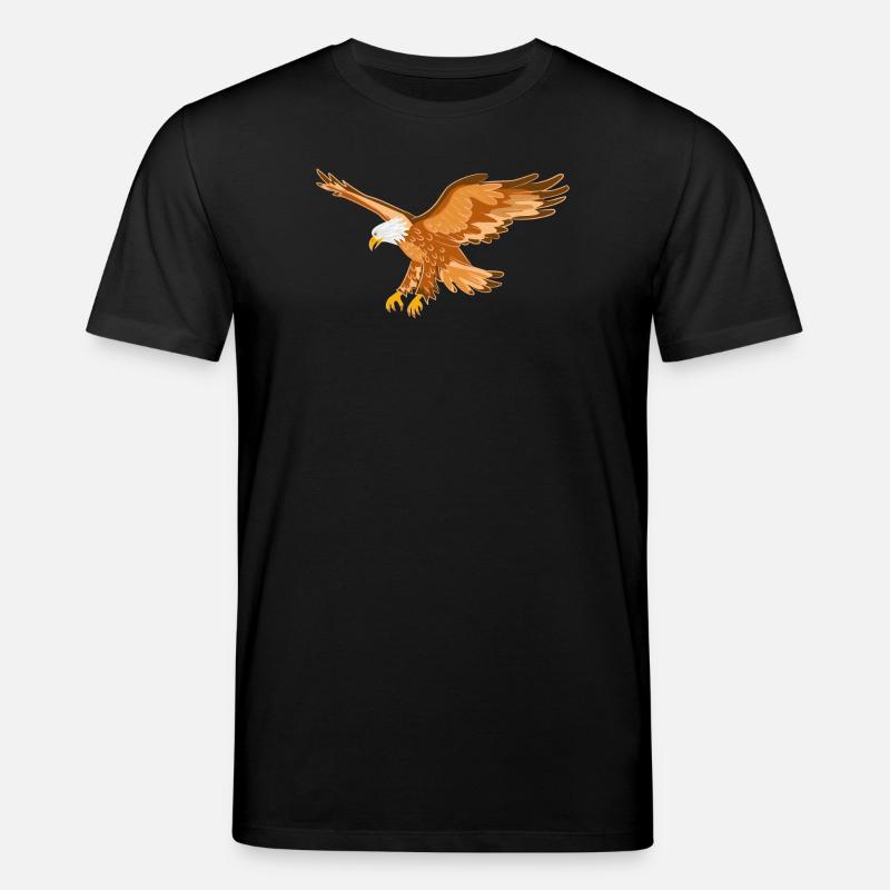 Adler Greifvogel - Stanley/Stella Unisex Bio-T-Shirt CREATOR  - Schwarz