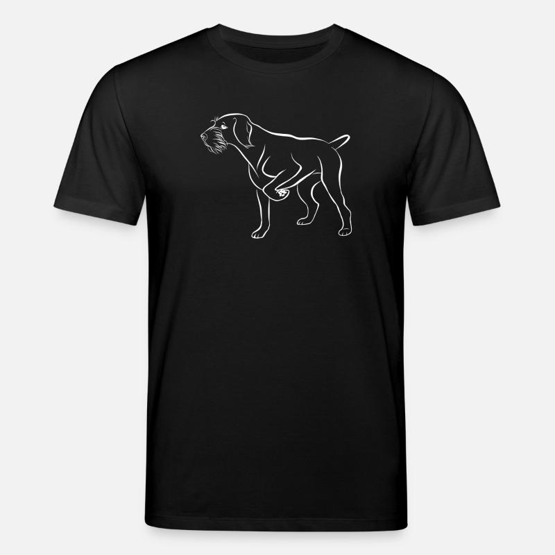 DT filaire blanc dessus - T-shirt bio CREATOR Stanley/Stella Unisexe - noir
