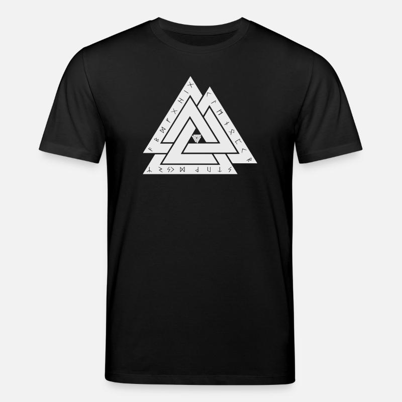 Valknut Wikinger Symbol - Stanley/Stella Unisex Bio-T-Shirt CREATOR  - Schwarz