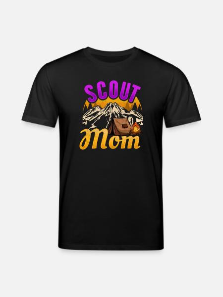 Scout Tents Scout Camp - Stanley/Stella CREATOR Unisex Organic T-Shirt - black
