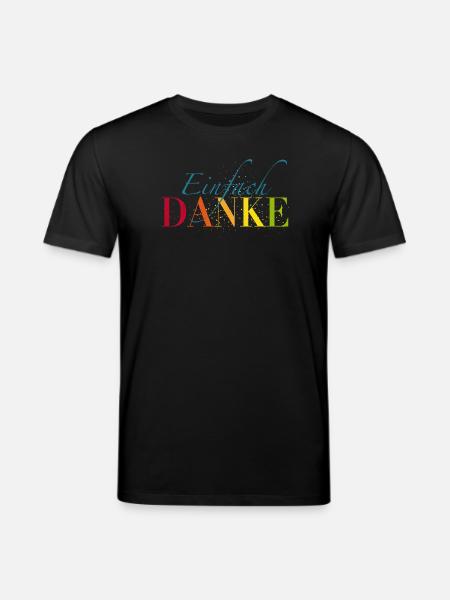 Einfach Dankeschön sagen - Stanley/Stella Unisex Bio-T-Shirt CREATOR - Schwarz
