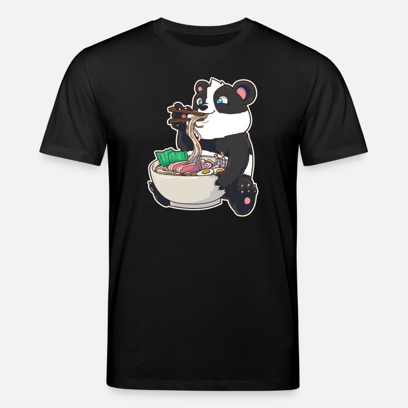 Ramen Panda - Stanley/Stella Unisex Bio-T-Shirt CREATOR - Schwarz
