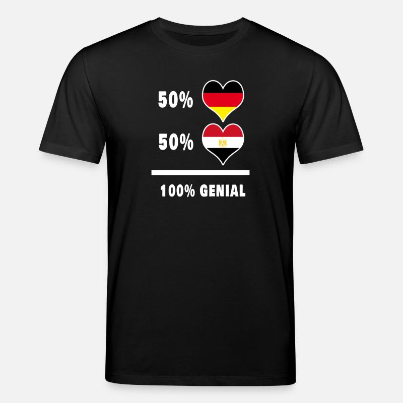 Germany and Egypt Awesome / Gift - Stanley/Stella CREATOR Unisex Organic T-Shirt - black
