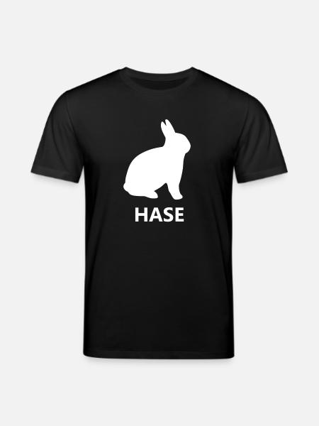 Hase - Stanley/Stella Unisex Bio-T-Shirt CREATOR - Schwarz