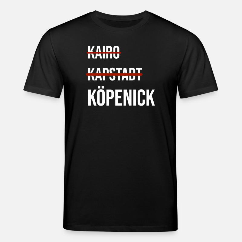 Grafik mit Köpenick - Stanley/Stella Unisex Bio-T-Shirt CREATOR  - Schwarz