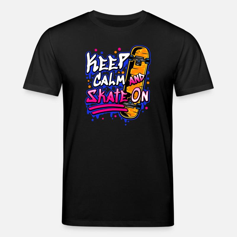 Skateboarder Skateboard - Stanley/Stella Unisex Bio-T-Shirt CREATOR  - Schwarz