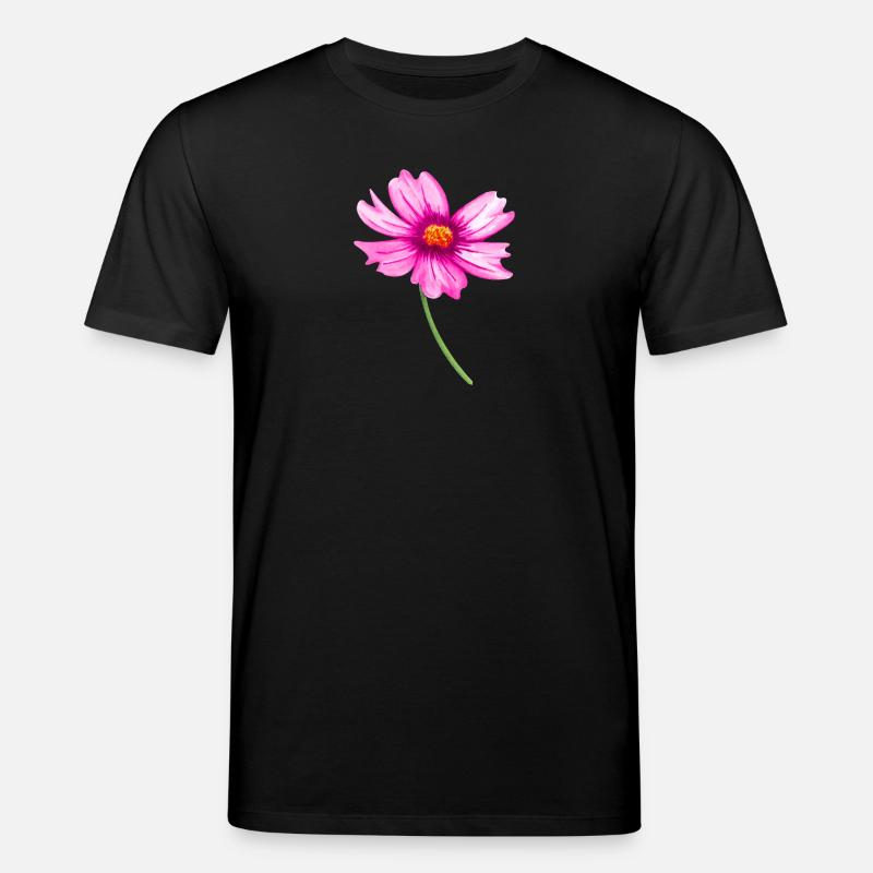 fleur - T-shirt bio CREATOR Stanley/Stella Unisexe - noir
