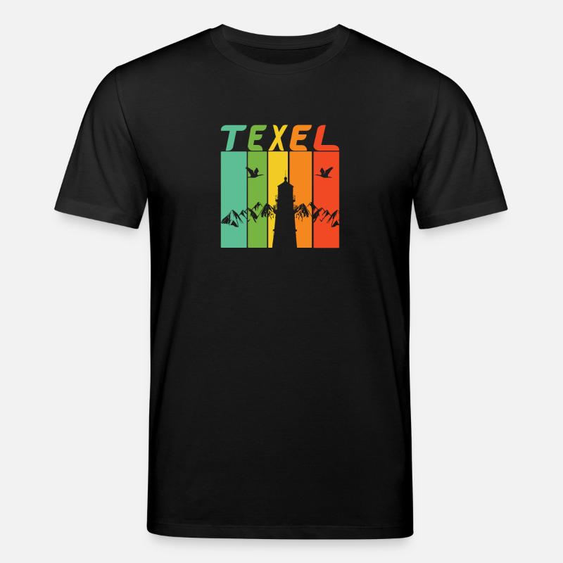 Texel Leuchtturm Design / Geschenk - Stanley/Stella Unisex Bio-T-Shirt CREATOR  - Schwarz