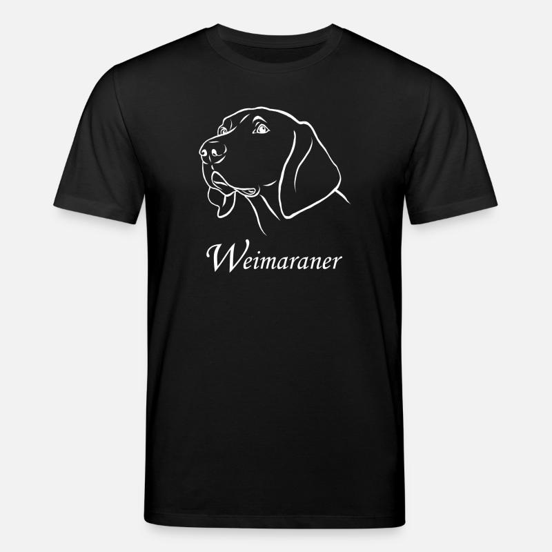 Weimaraner Portrait - Stanley/Stella Unisex Bio-T-Shirt CREATOR  - Schwarz