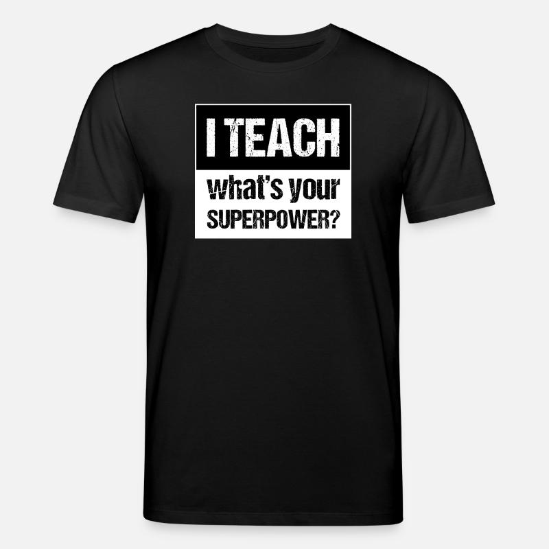 Et enseigner - T-shirt bio CREATOR Stanley/Stella Unisexe - noir