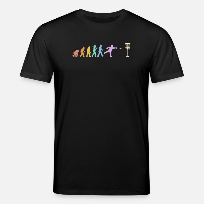 Discgolf Evolution Disc Golf Discgolfer - Stanley/Stella Unisex Bio-T-Shirt CREATOR  - Schwarz