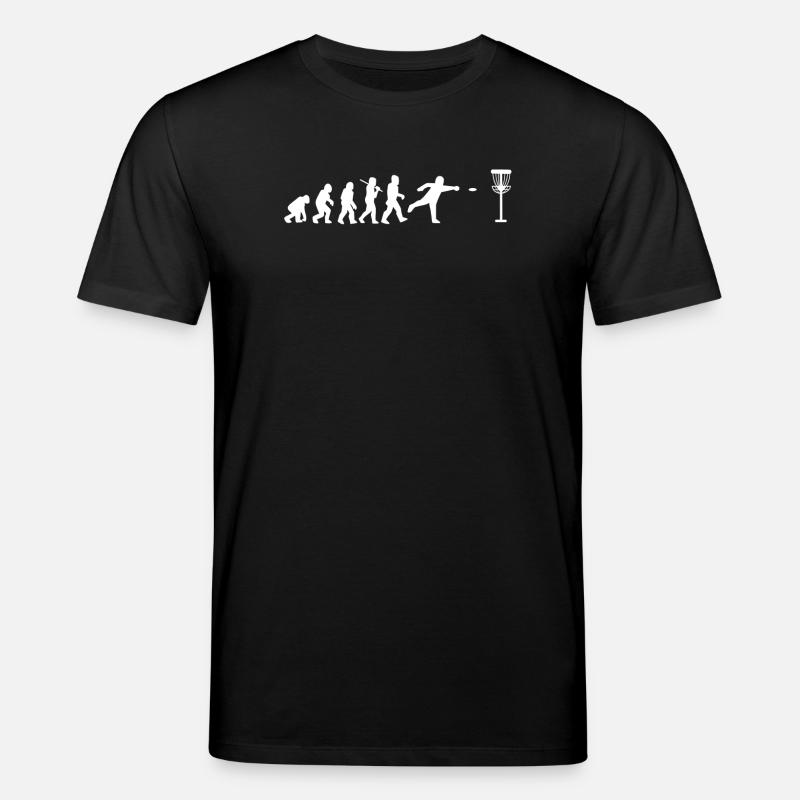 Disc Golfing Disc Golfer - Stanley/Stella CREATOR Unisex Organic T-Shirt - black