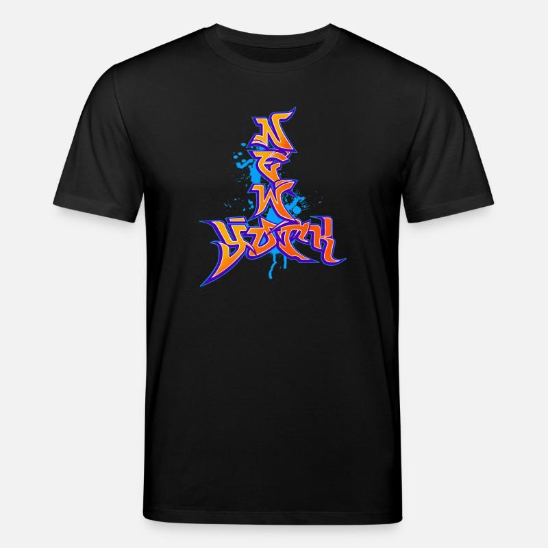 New York Graffiti - Stanley/Stella Unisex Bio-T-Shirt CREATOR  - Schwarz