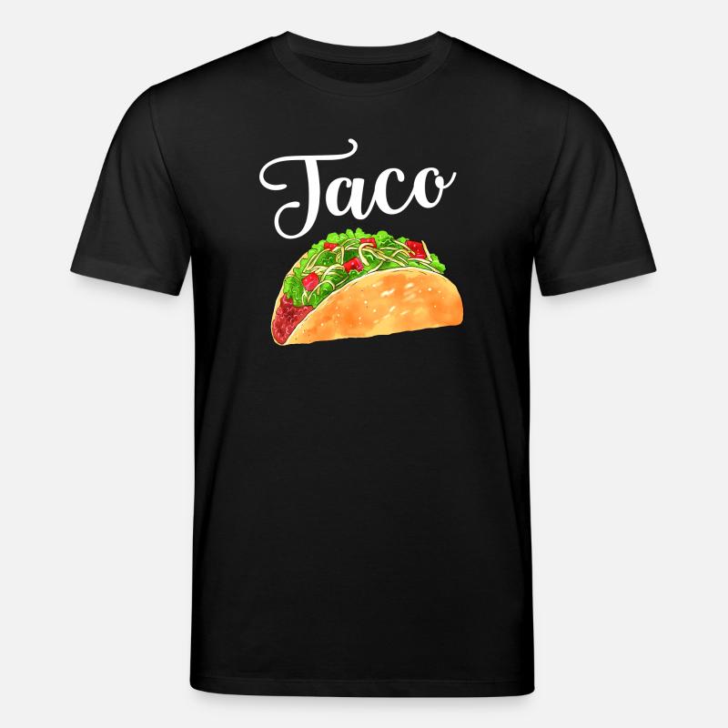 Taco aquarelle - T-shirt bio CREATOR Stanley/Stella Unisexe - noir