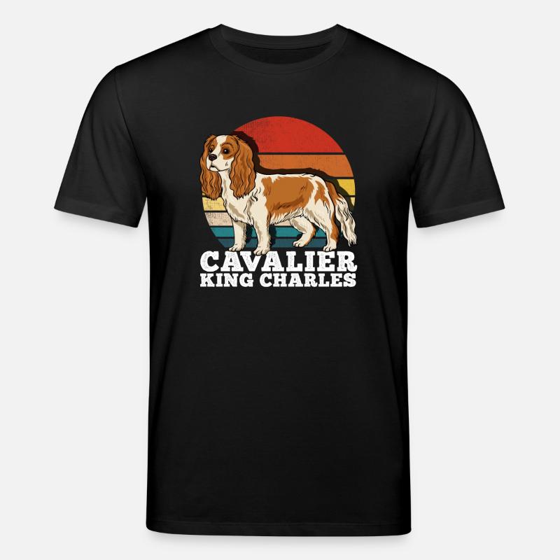 Cavalier King Charles - Stanley/Stella Unisex Bio-T-Shirt CREATOR - Schwarz