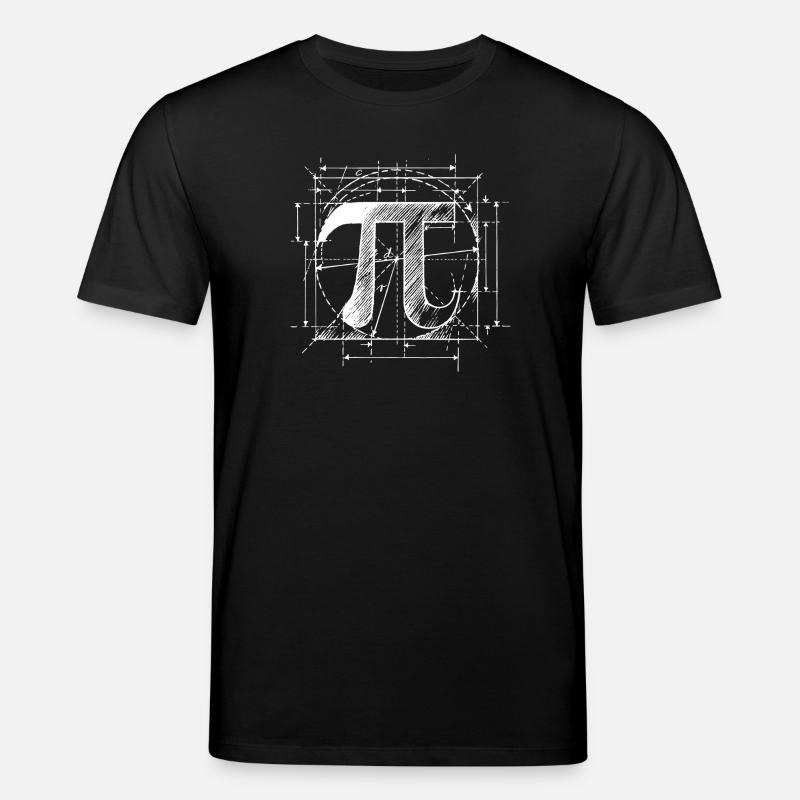 Pi Sketch Math - Stanley/Stella CREATOR Unisex Organic T-Shirt - black