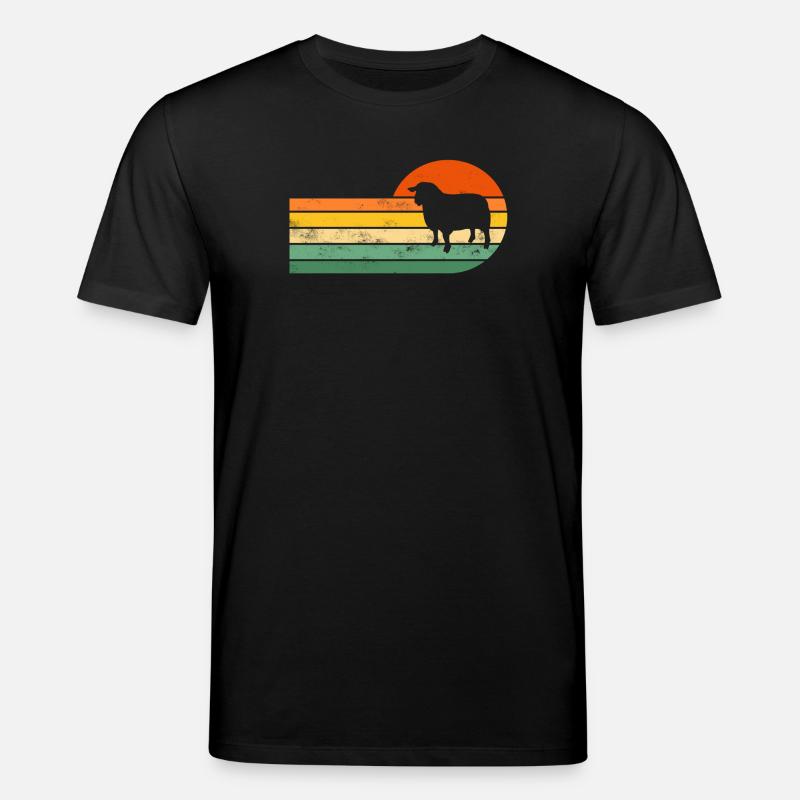 Schaf Schafe - Stanley/Stella Unisex Bio-T-Shirt CREATOR  - Schwarz
