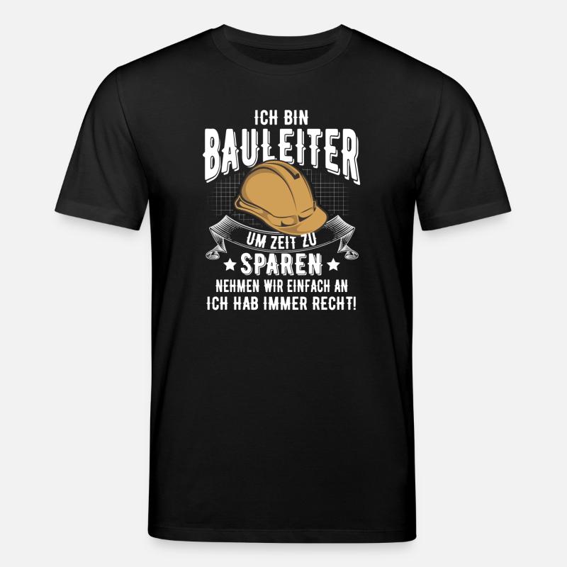 Bauleiter - Stanley/Stella Unisex Bio-T-Shirt CREATOR  - Schwarz