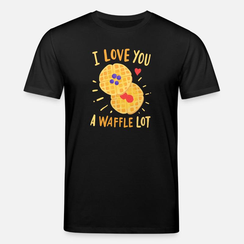 Waffeln Waffelbäcker - Stanley/Stella Unisex Bio-T-Shirt CREATOR  - Schwarz