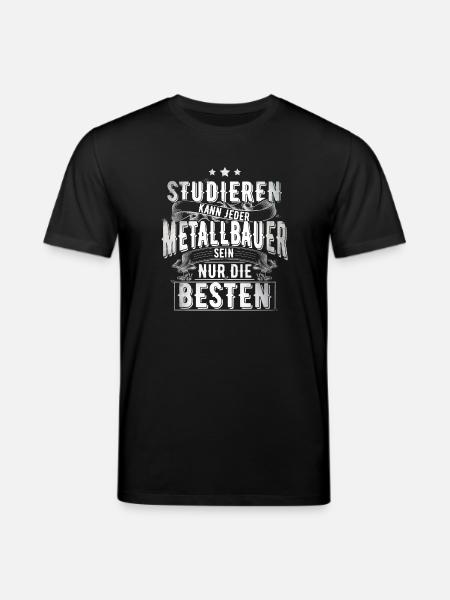 Metallbauer - Stanley/Stella Unisex Bio-T-Shirt CREATOR  - Schwarz