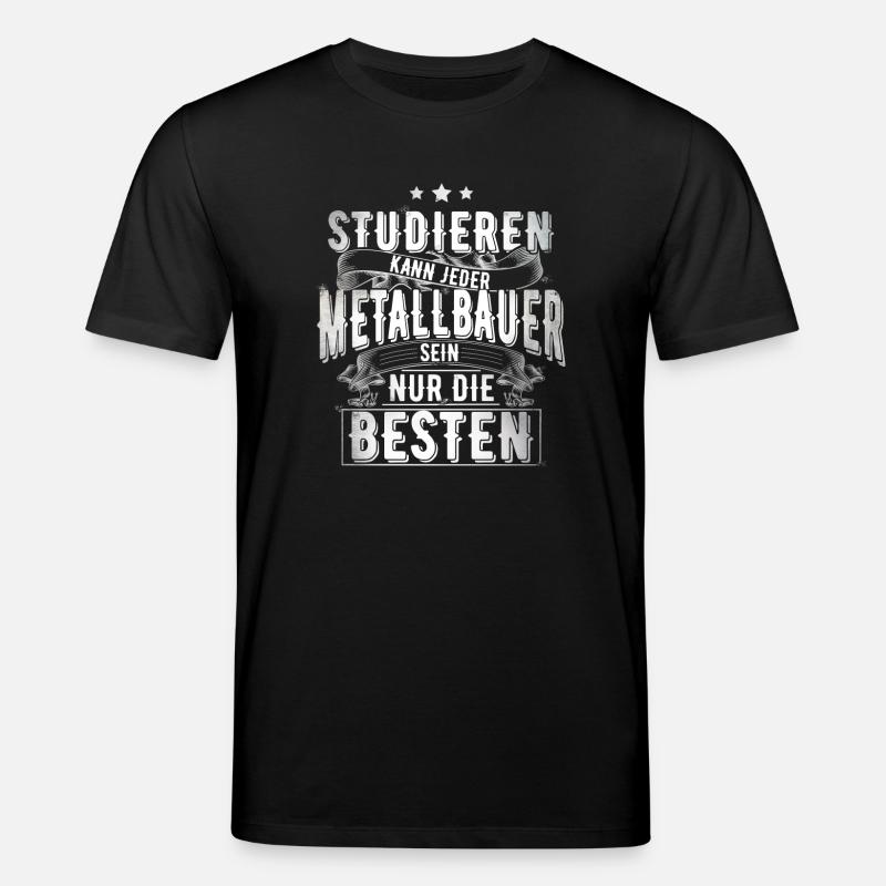 Metallbauer - Stanley/Stella Unisex Bio-T-Shirt CREATOR  - Schwarz