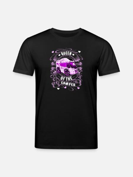 Queen Of The Camper - Stanley/Stella CREATOR Unisex Organic T-Shirt - black