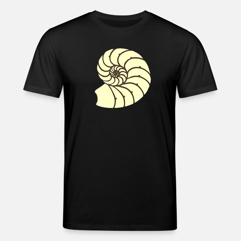 Ammoniten, Urzeitliches Wassertier, Badezimmer - Stanley/Stella Unisex Bio-T-Shirt CREATOR  - Schwarz