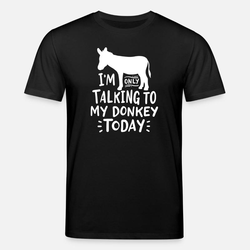 Esel - Stanley/Stella Unisex Bio-T-Shirt CREATOR  - Schwarz