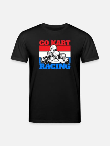 Go Kart Go Cart Racing - Stanley/Stella CREATOR økologisk unisex-T-shirt - sort