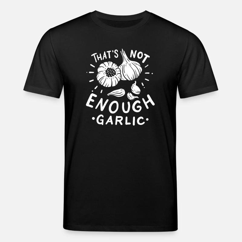 Knoblauch Knoblauchzehen - Stanley/Stella Unisex Bio-T-Shirt CREATOR  - Schwarz