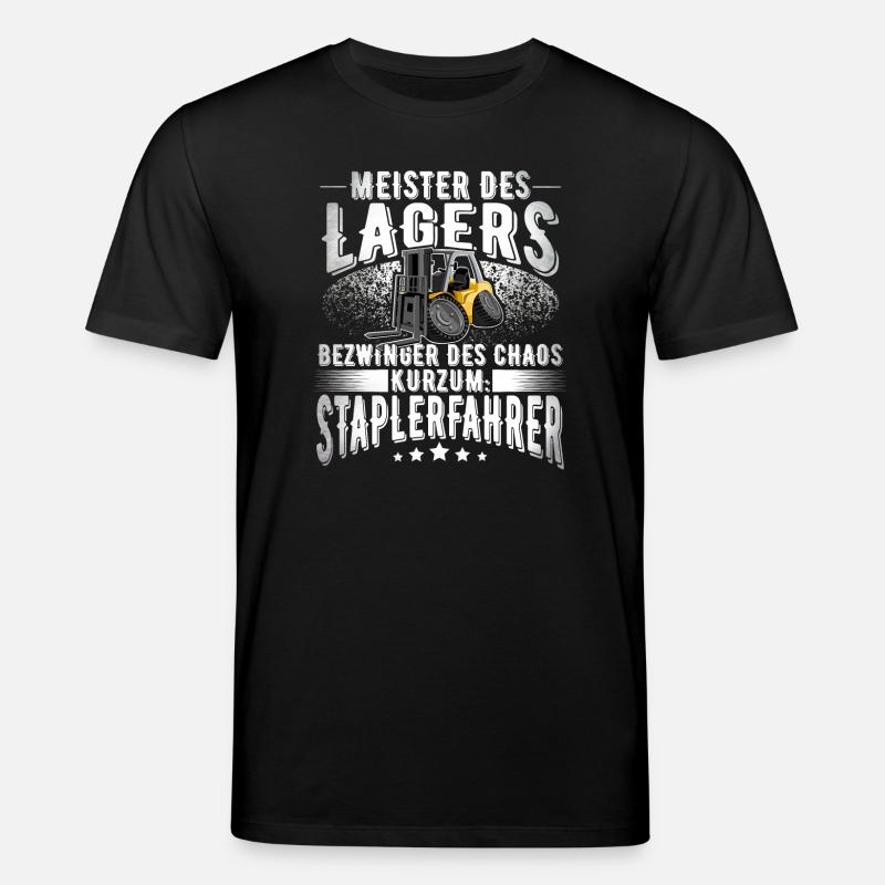 Staplerfahrer - Stanley/Stella Unisex Bio-T-Shirt CREATOR - Schwarz