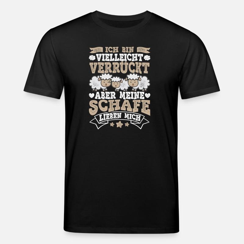 Schaf - Stanley/Stella Unisex Bio-T-Shirt CREATOR  - Schwarz