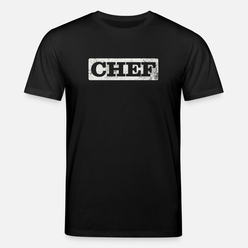 Chef Cook Hobby Chef - Stanley/Stella CREATOR Unisex Organic T-Shirt - black
