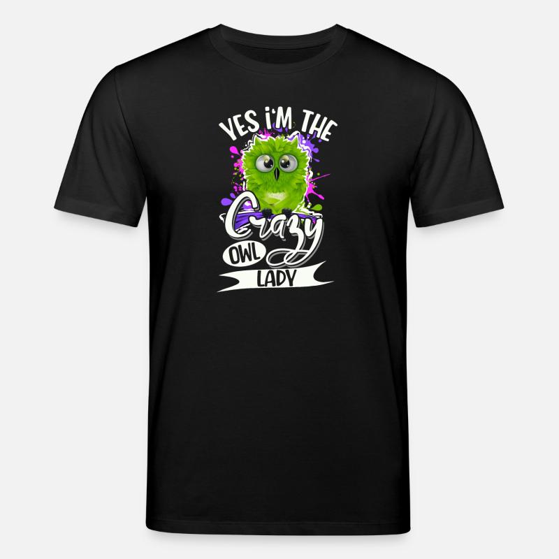 Eule - Stanley/Stella Unisex Bio-T-Shirt CREATOR  - Schwarz